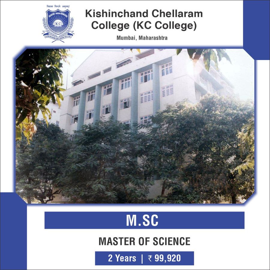 MASTER OF SCIENCE [M.SC] at Kishinchand Chellaram College, Mumbai